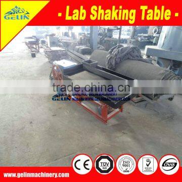 Laboratory shaking table for ore