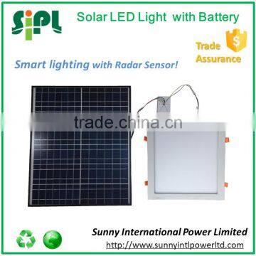 Latest Style Solar Light Indoor Ceiling Led Panel Light With Radar Sensor photo-2
