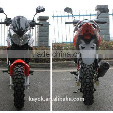 Motorcycle Chinese Motorcycles Gas/Diesel Moped With Pedals Motorcycles For Sale KM125-CP photo-4