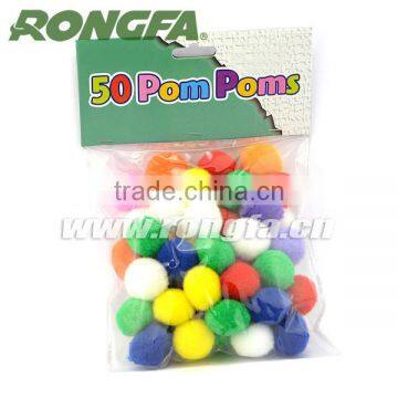 Colorful Bulk Pom Poms For Kids DIY photo-2