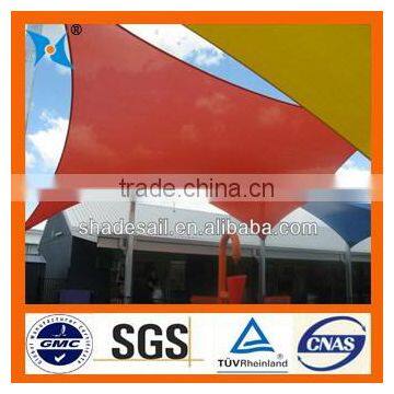 Garden outdoor cheap durable colourful HDPE red sun shade sail