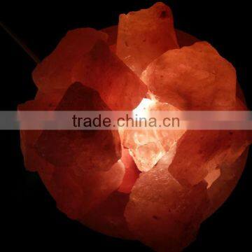Fire Bowl Crystal Rock Salt Lamp photo-1
