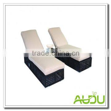 Audu Nice Modern Open Weave Sunbed Set