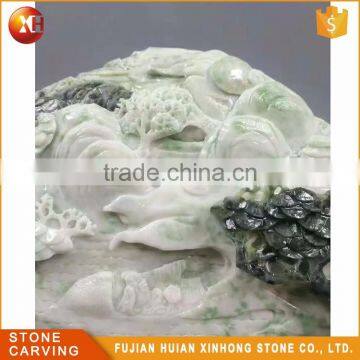 Oriental Treasure Lively A Grade Chinese Jade And Tassel photo-2