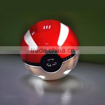 Top Selling Products Ball Shaped 10000mAh Pokeball Pokemon Power Bank With LED Light photo-4