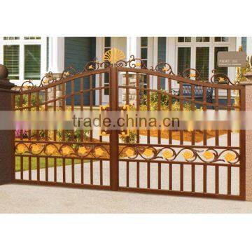 Garden Decoration Cast Vintage Design Aluminum Home Garden Fence Door photo-3