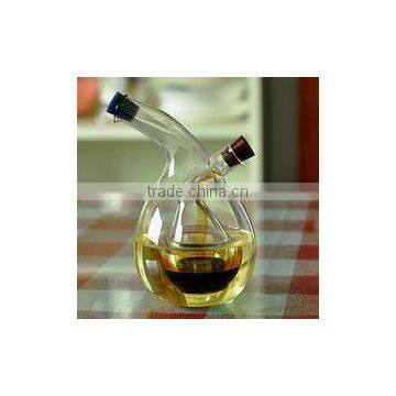 oil and vinegar glass bottle oiler vinegar separator,oil & vinegar cruet set