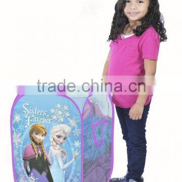 Cute Cartoon Winnie Polyester Laundry Hamper Pop up Laundry Hamper