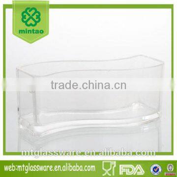 29.8*8.6cm/24.8*8.6cm Clear Home Decor Kamptomorhp Sqnare Vase photo-2