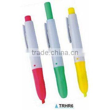 promotional Highlighter Pen with button