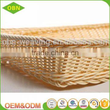 China High Quality Customized Cheap PP Plastic Empty Food Designer Bread Fruit Basket for Supermarket photo-4