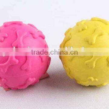 TPR pet toy colorful round ball hot sale dog toy