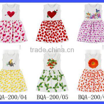 2017 New Simple Baby Frock Design Boutique Fancy Baby Girl Dresses photo-6