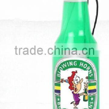 Оптовая футбольная трубка в форме бутылки для пива. Пластиковая трубка в форме бутылки. photo-2