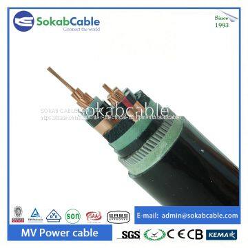 High Voltage Steel Wire Armored Power Cable