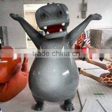 Fiberglass animal statue for park decoration