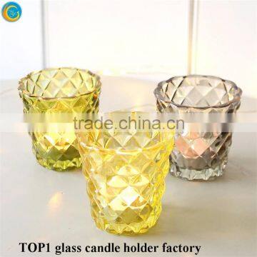 Glass Candle Holder for 3 Wick Candle photo-3