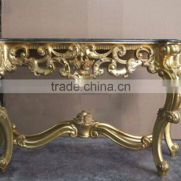 French Style Living Room Furniture Console Table and Wall Mirror photo-4
