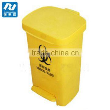Hospital Plastic HDPE Waste Bin Trash Can photo-5