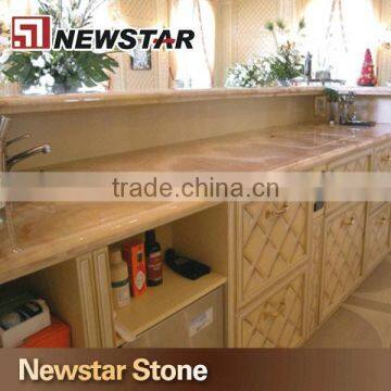 Newstar Made in China Onyx Marble Stone Bathroom Countertops