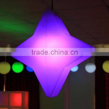 RGB colorful Rotational led plastic light/ceiling lamp