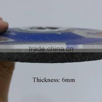 5"(125x6x22mm) Depressed Center Resin Bonded Reinforced Grinding Wheel For Metal photo-4
