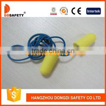 DDSAFETY Cheap Wholesale Earplug With PU Foam Corded Yellow