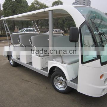 environmental 14 seater cheap mini electric golf car with CE, 14 Seater electric aluminum golf cart