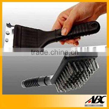 Good Quality BBQ Tools Folding BBQ Cleaning Brush photo-3