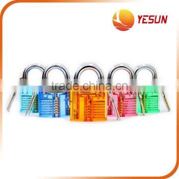 Clear train lock with 2 keys, train padlock