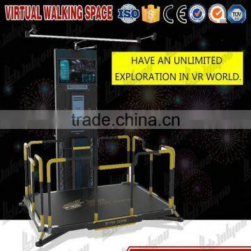 HTC Vive 360 Degree Motion 9d VR Standing Virtual Reality Simulator With VR Infinite Space Walking Platform