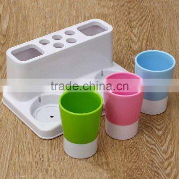 Plastic Tooth Brushes Organizer , Bathroom Storage Rack , Toothbrush Toothpaste Stand Holder , photo-4