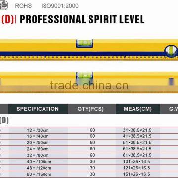 Top Professional Tool Aluminum Level With Scale Precision Spirit Levels With Scale photo-2