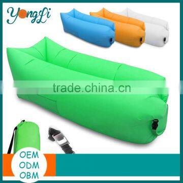 Factory Direct Sale USA Durable Fabric Inflatable Air Lounge Sofa Bed