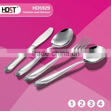 High Quality Polishing 24Pcs 72Pcs 84Pcs 86Pcs 128Pcs Dinnerware Set Stainless Steel Cutlery Set photo-2