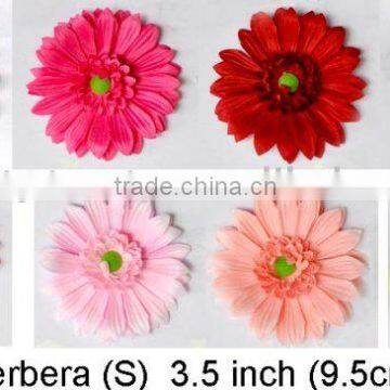 Flower head Gerbera "S" size 3.5"(9.5cm)