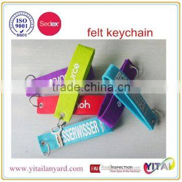 2015 OEM/ODM Sedex Social Audit Cheap Custom Bulk Gift Felt Coaster Pouch Keychain for Promotion Christmas Gifts photo-5