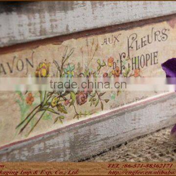 Antique Hot Sale Wooden Crate Postale Wooden Planters photo-2