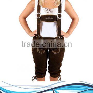 WOMEN SEXY LEDERHOSEN/LONG LEDERHOSEN/KNEEDBUND LEDERHOSEN/BUNDHOSEN