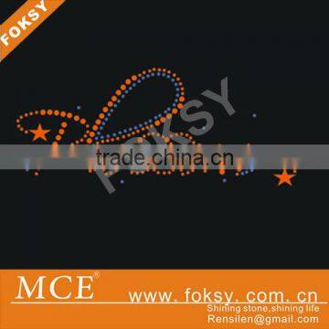 Sexy lace dancing wear rhinestone trimming for dress or evening wear