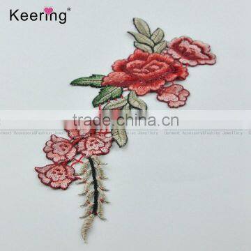 Fashion Flower Patterend Adhesive Applique Embroidery Patches for Garment Accessories photo-3