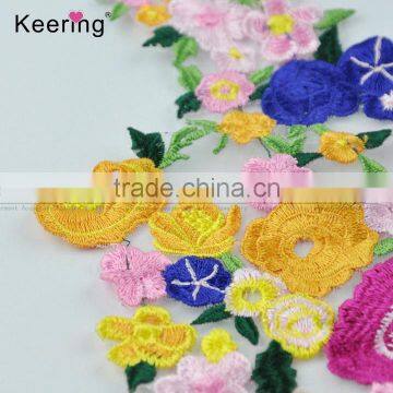 Sewing On Applique Embroidery Patches Lace Fabric Venice for Clothes Decorated photo-2