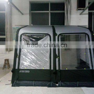 Durable inflatable camping auto vehicle tent