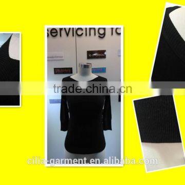 2015 New Fashion Knitting Women Sweater With Long Sleeve Pullover photo-4