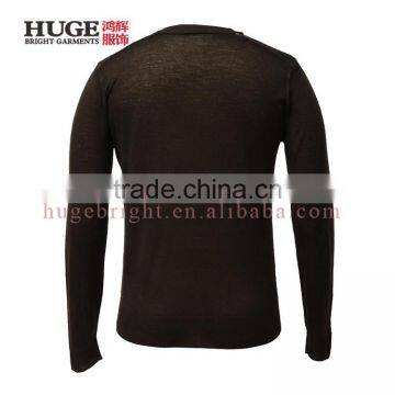 Men Eagle Pattern Intarsia Sweater, Merino Wool Sweater photo-2