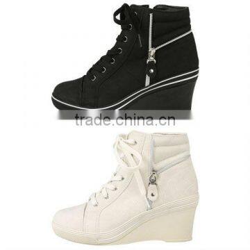 2ssg0531 Hi-top hidden wedge heel snekers