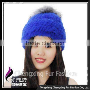 CX-C-239Q Winter Fur Hat For Women Knitted Mink Fur Hat photo-4