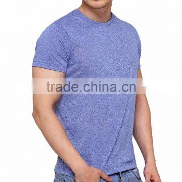 Wholesale Men's Royal Blue Round Neck t Shirt photo-5