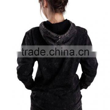Wholesale Hoodie New Style Knit Fleecy Womens 100% Cotton Hoodie photo-2