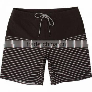Sinner Stripe Boardshort Summer Quick-Drying Comfort Fly Zipper Beach Pants 90% Polyester 10% Elastane Customize Babric photo-3